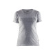 T-shirt imprimé 3D femme Gris chiné 34311043 - Taille au choix 