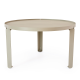 Table basse ronde DECO-GEM, Jade. A monter soi-même. Ø70.5 cm H.42 cm Champagne