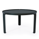 Table basse ronde DECO-GEM, Jade. A monter soi-même. Ø70.5 cm H.42 cm Noir