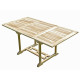 Table de jardin en teck serang 6/8 places 