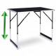 Table pliante noir et blanc par 3 sourcidys 