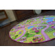 Tapis cercle sweet town village sucré cercle - Dimension au choix 