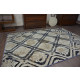 Tapis drop jasmine 031 brouillard/bleu foncé - Dimension au choix 