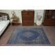 Tapis drop jasmine 455 bleu foncé - Dimension au choix 