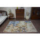 Tapis drop jasmine 761 beige foncé bleu - Dimension au choix 