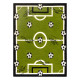 Tapis pilly 8366 - vert terrain de foot - Dimension au choix 