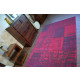 Tapis vintage 22215/082 fuchsia patchwork - Dimension au choix 