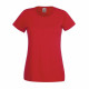 Tee-shirt femme fruit of the loom lady-fit valueweight - Taille et coloris au choix Rouge