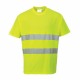 Tee shirt haute visibilité portwest confort coton - Coloris et taille au choix Jaune-fluo