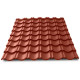 Tôle imitation tuiles emboîtable - iris® - Coloris et dimensions au choix 