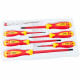 Jeu De 6 Tournevis Isolés + Testeur De Tension 