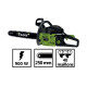 Tronçonneuse élagueuse thermique de 900w - moteur 2t 25cc - lame 250mm - 40 maillons 