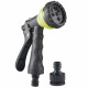 Tuyau 22,5m super extensible vert et pistolet 