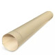 Tuyau de descente eaux pluviales rond aluminium 3ml Ø80 LaBoitaÔ - Coloris au choix RAL 1015 - Ivoire clair