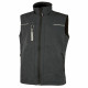 Gilet en tissu saturn - gris / vert - Taille au choix Gris