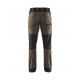 Pantalon maintenance stretch coloris  14041800 Vert kaki-Noir
