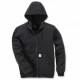Sweat-shirt zippé à capuche carhartt windfighter - Coloris et taille au choix Noir