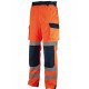 Pantalon haute visibilité singer - coton.60/poly.40% - 280gr/m² - Coloris et taille au choix Orange-Bleu
