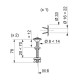 Vis de fixation cuvette réservoir WC en métal M21 WIRQUIN 