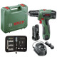 Visseuse sans fil  - bosch - 10,8 v  - 2 batterie li -ion 1,5 ah - kit vissage 38 pièces - chargeur rapide 