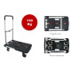 Chariot pliant charge max 130 kg VISO 680 x 410 x H.920 mm - RMP600 
