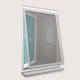 Cadre moustiquaire pour fenêtre - Couleur et dimensions au choix Gris