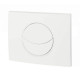 Wirquin - 195954 - plaque de commande double chasse pour wc suspendu lune blanche 