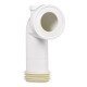 Wirquin - pipe wc rigide coude ø 110 mm avec raccord supplémentaire ø 40 mm 