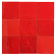 Zellige 10 x 10 cm - 100 pcs - Couleur au choix Rouge