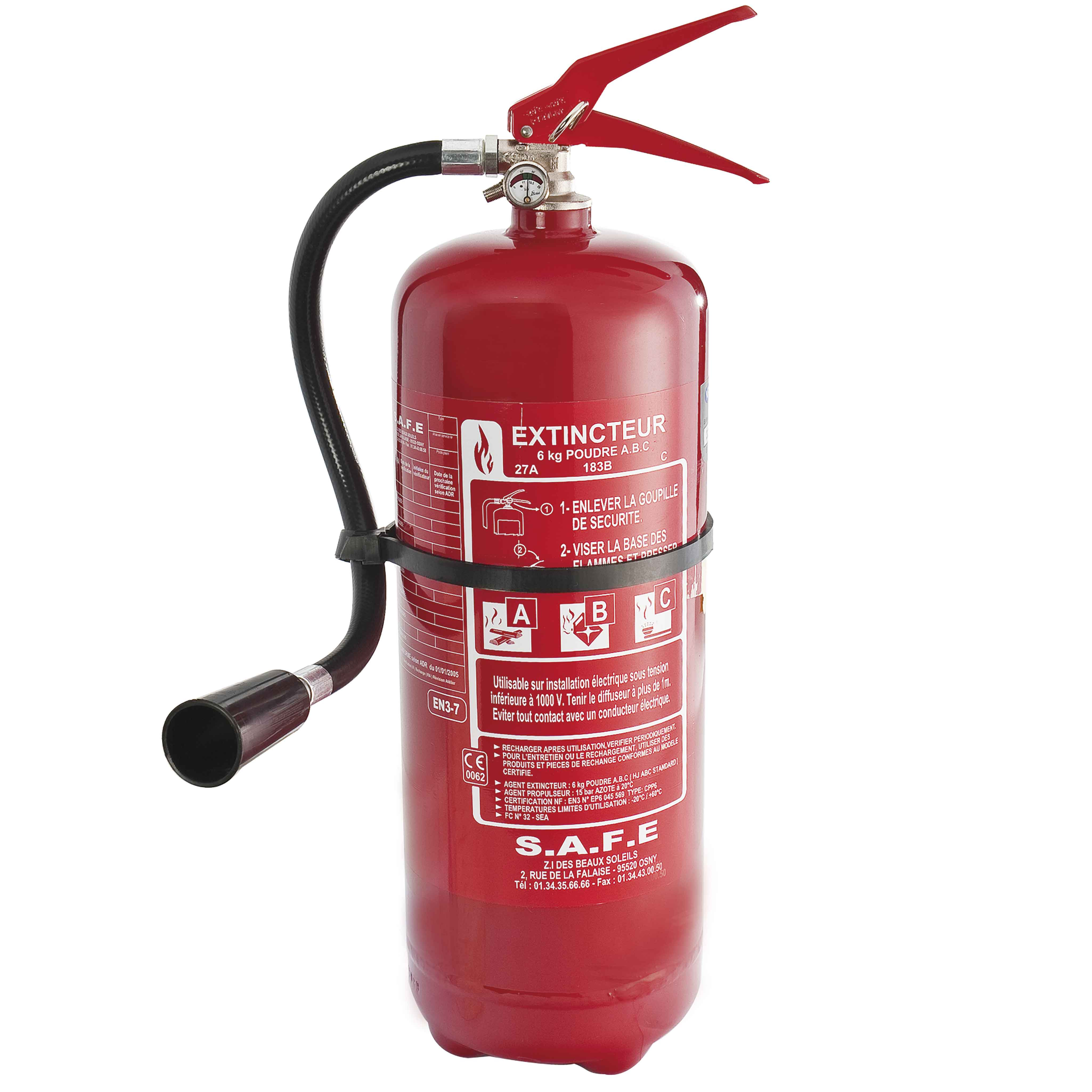 extincteur a poudre 6kg distriartisan