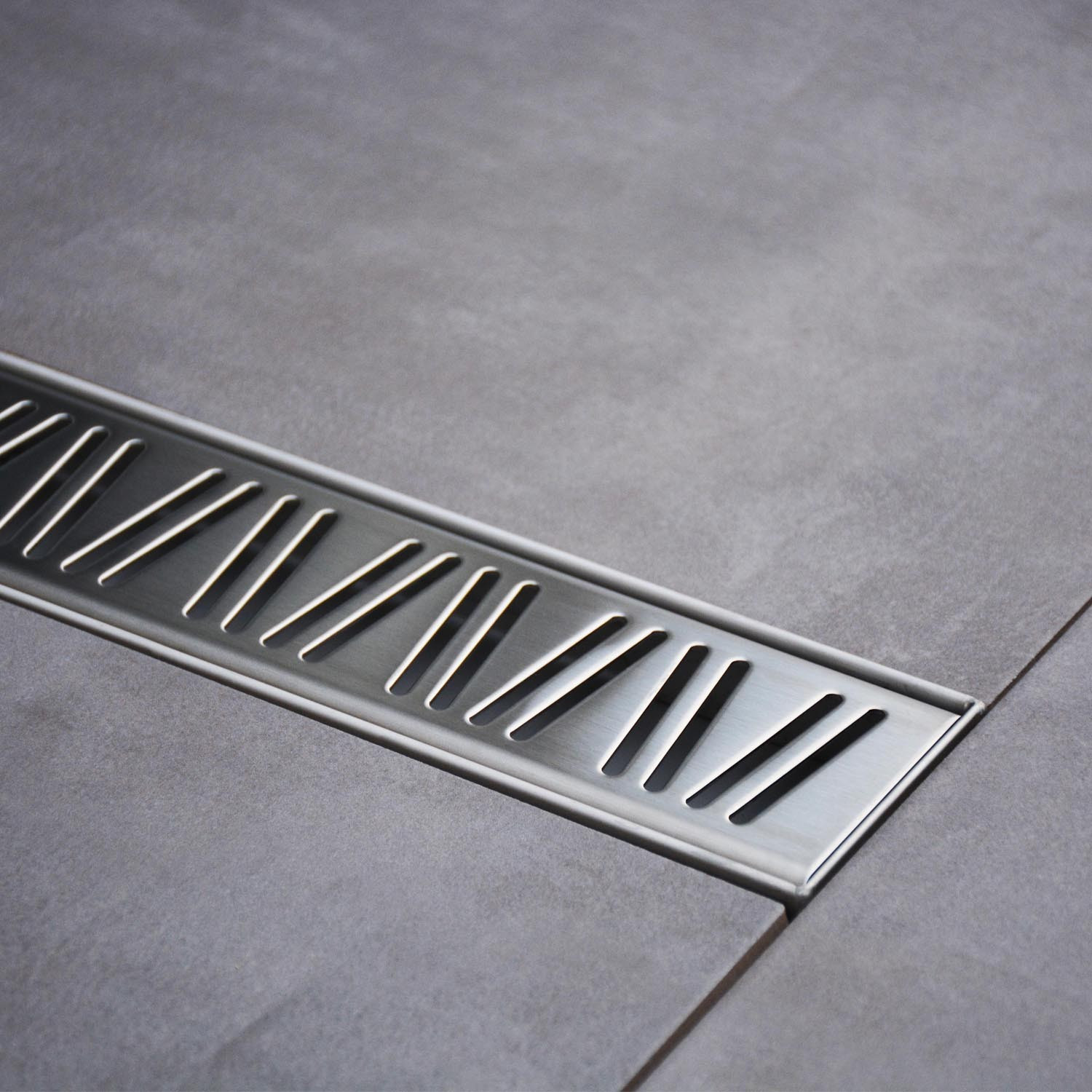 caniveau de douche italienne inox 80 cm modele bamboo distriartisan