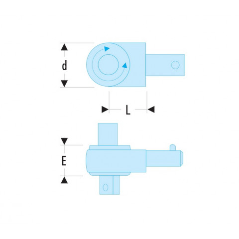 Cliquet attachement 14Cliquet attachementx18mm  s.382