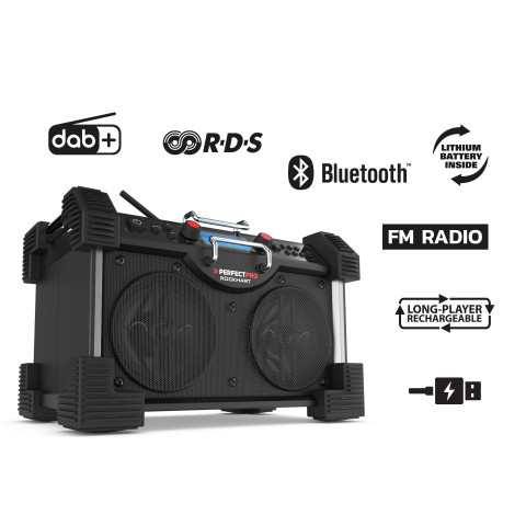 Radio de chantier PerfectPro ROCKHART 18V - RC0RH18V