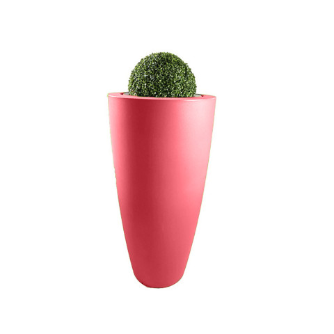 Pot de fleurs conique delight 200l lumineux - Transparent