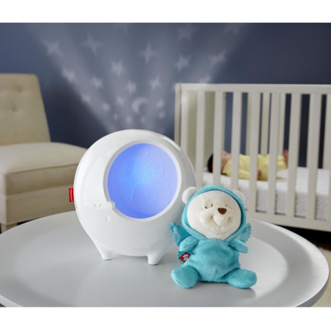Fisher price projecteur de lumière de nuit 2-in-1 blanc dyw48