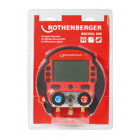 Set Rocool 600 pour mise en service et maintenance des circuits de réfrigération avec 1 pince de température