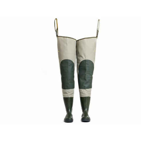 Cuissardes Sport PVC GOODYEAR Renfort genoux Vert T.40 - CUISSARDESPORT40