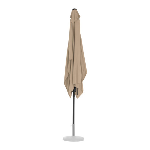Grand parasol jardin rectangulaire 200 x 300 cm inclinable taupe 
