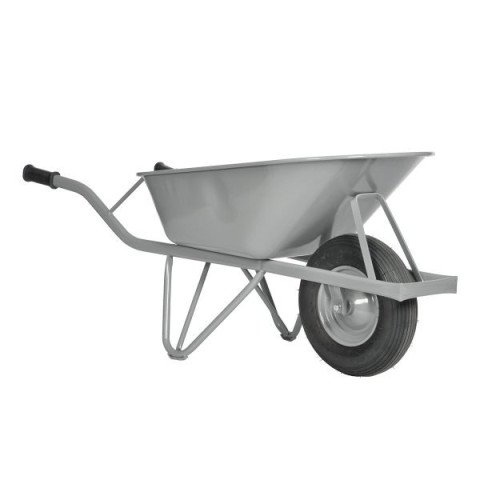 Brouette classique, roue pneumatique, capacité 80 litres
