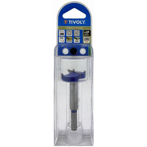 Mèche charnière TIVOLY plaquette carbure queue cylindrique - 1110242