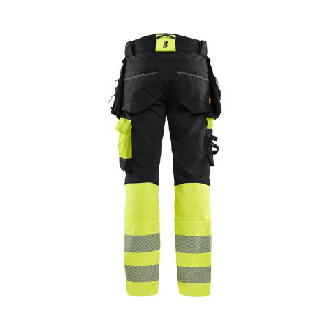 Pantalon stretch 4D haute-visibilité avec poches flottantes détachables 11251648 - Couleur et taille au choix