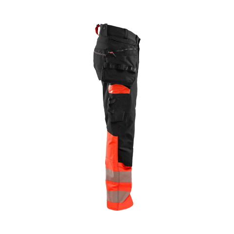 Pantalon stretch 4D haute-visibilité avec poches flottantes détachables 11251648 - Couleur et taille au choix