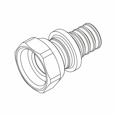 Raccord droit E.P. SDR 11 LX REHAU 12-3/8' F - 11690851001