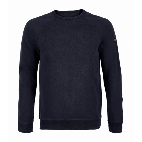 Sweat-shirt col rond - BOSSEUR - Milos Marine T.XL 11791-004