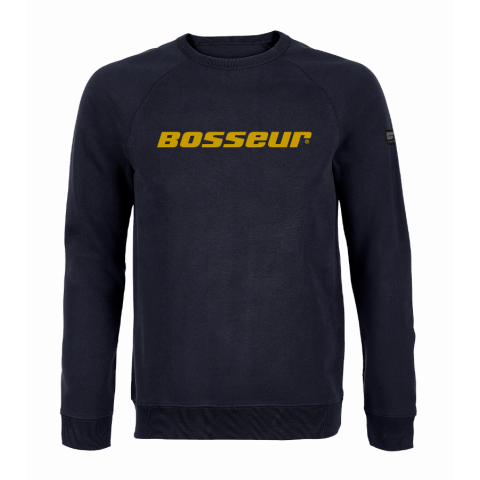 Sweat-shirt col rond - BOSSEUR - Doma T.L Marine 11962-015