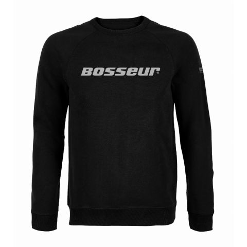 Sweat-shirt col rond - BOSSEUR - Doma Noir T.M 11962-002
