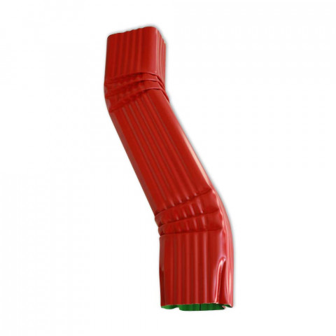 Dévoiement latéral gauche de 50 à 600 mm pour gouttière aluminium corniche 60 x 80 mm coloris au choix