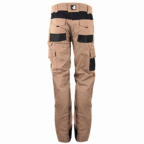 Pantalon de travail - NORTH WAYS - Adam beige/noir T.56 1204 BEIGE 56