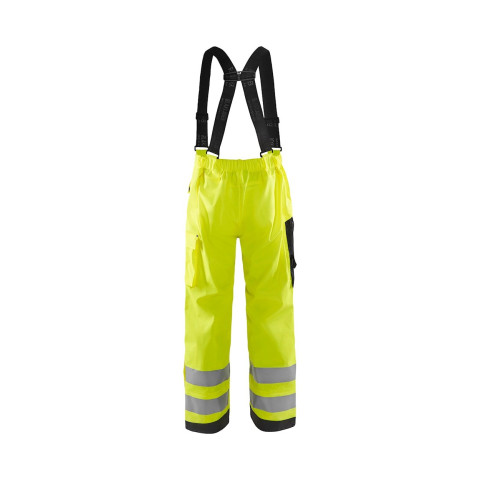 Pantalon de pluie à bretelles haute visibilité Niveau 3 13062005 - Couleur et taille au choix