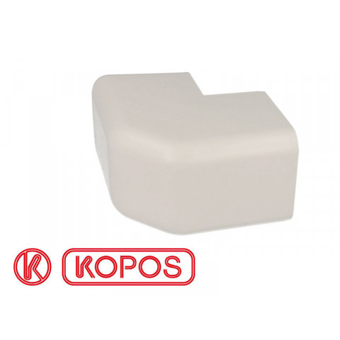 Kopos - Angle extérieur pour goulotte pvc blanc 60 x 60 mm - Distriartisan